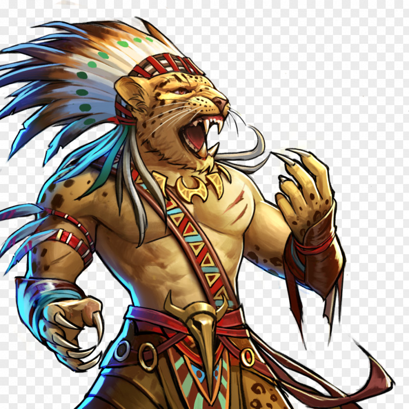 Jaguar Gems Of War Warrior Tribe PNG