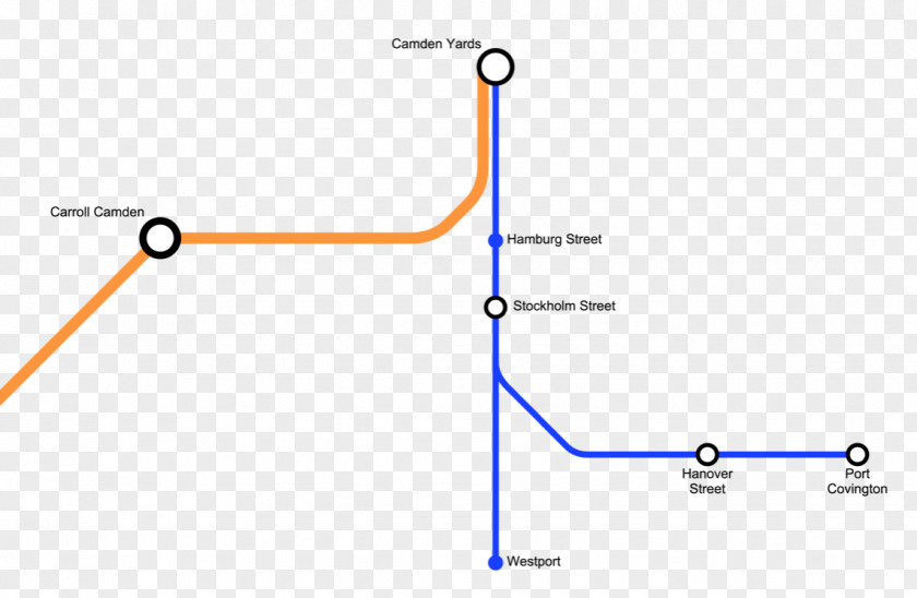 Light Rail Line Point Angle PNG