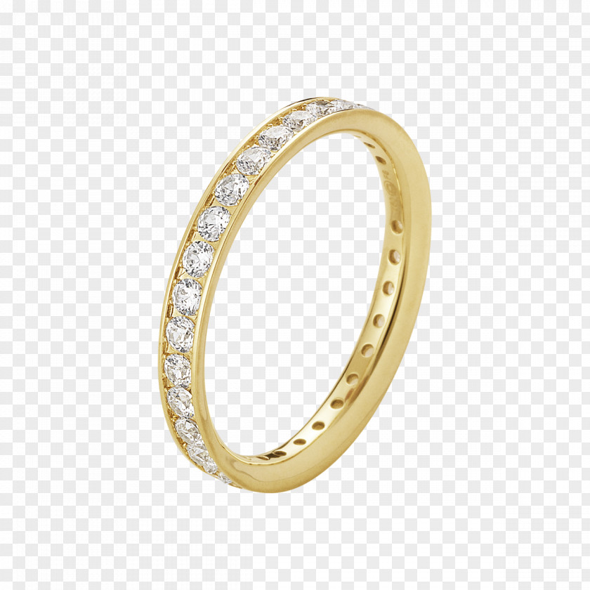 Ring Wedding Diamond Białe Złoto Silver PNG