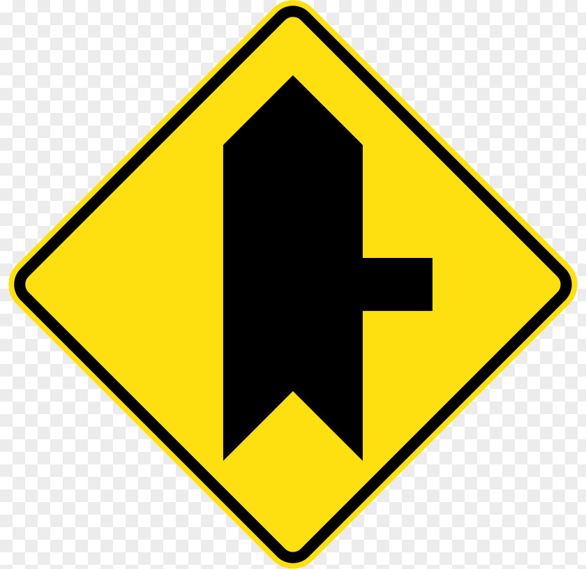 Road Traffic Sign Merge Lane PNG