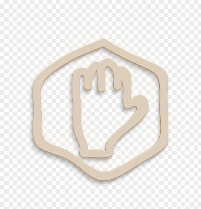 Thumb Gesture Hand Icon Road Stop PNG