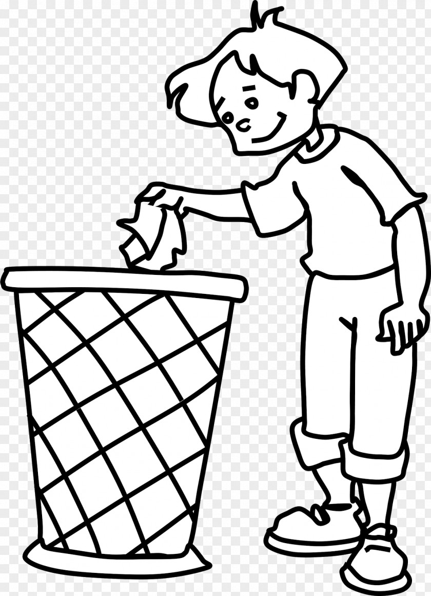 Cartoon Cleaning Lady Rubbish Bins & Waste Paper Baskets Recycling Clip Art PNG