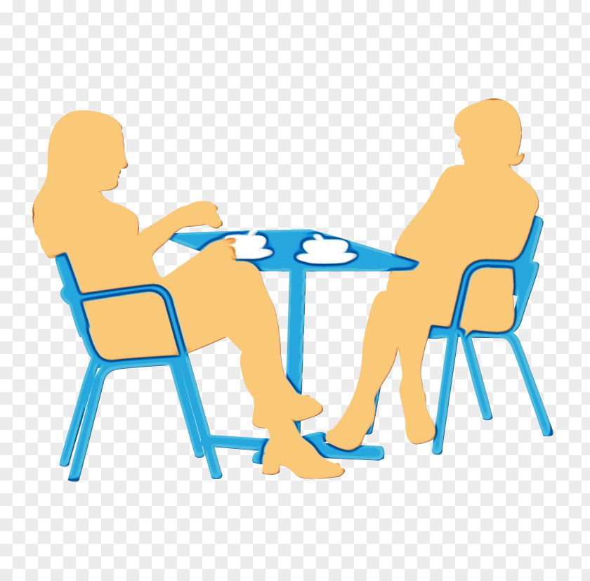 Chair Conversation Furniture Sitting Clip Art Table Line PNG