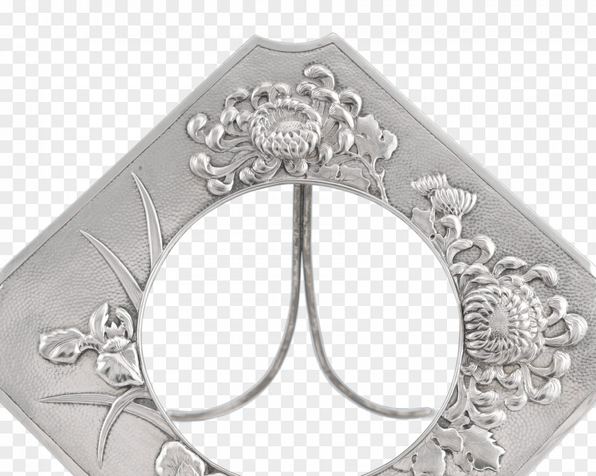 Exquisite Border Chinese Export Silver Jewellery Picture Frames Ring PNG