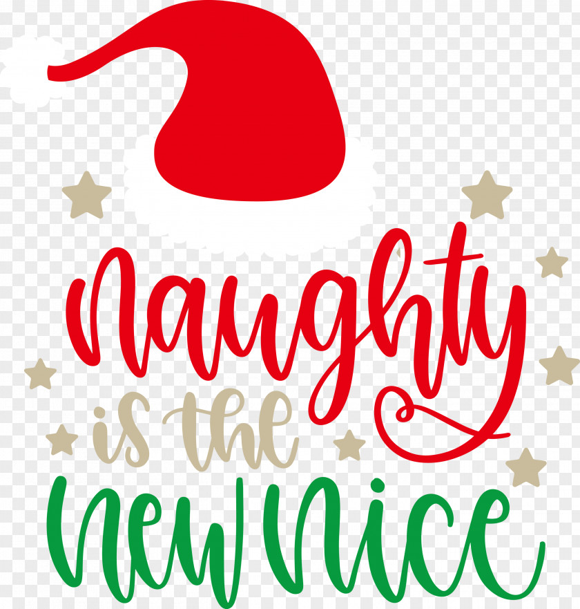 Naughty Is The New Nice Christmas PNG