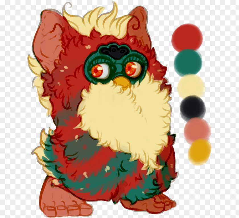 Owl Furby Christmas Ornament Tree PNG