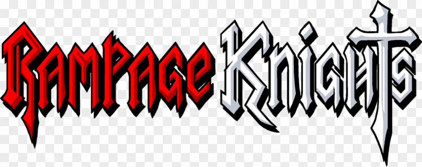 Rampage Knights Logo Dungeon Crawl Video Game Roguelike PNG