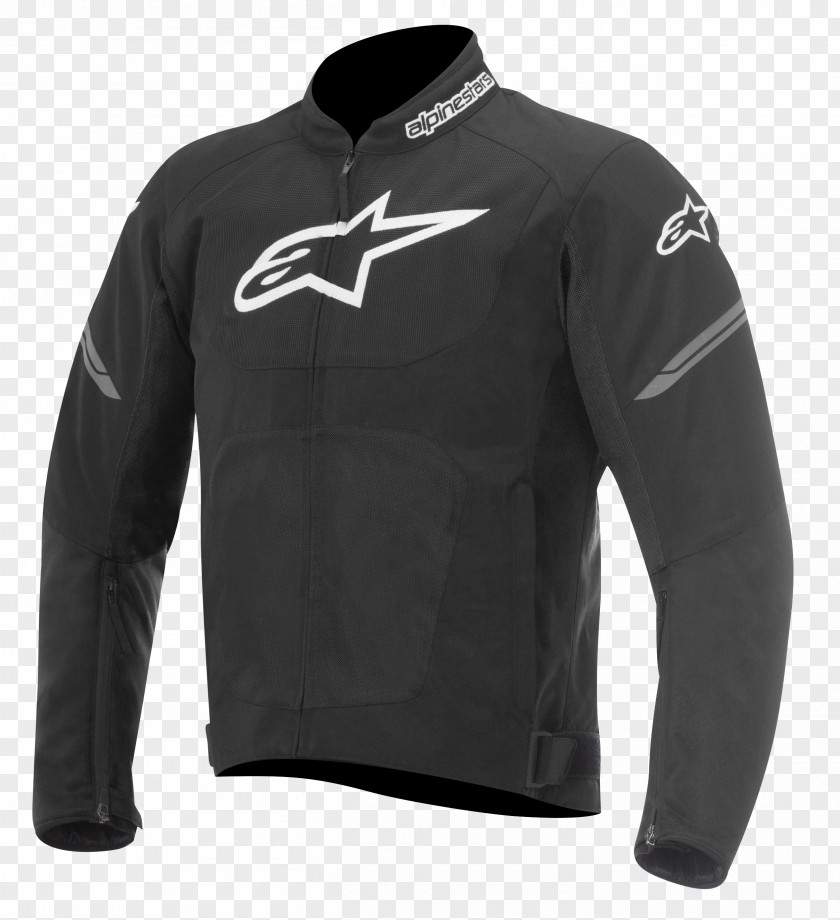 Textile Leather Jacket Alpinestars Gilets Sleeve PNG