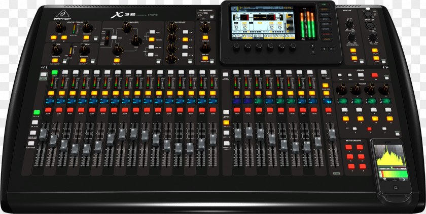 Audio Mixers Digital Mixing Console Engineer Behringer PNG