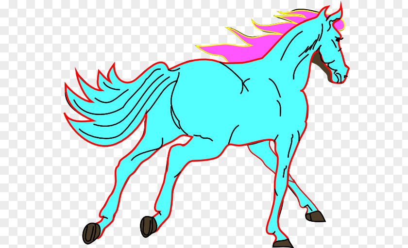 Blue Horse Cliparts Pony Foal Gray Clip Art PNG