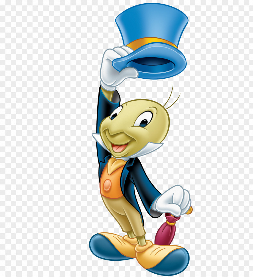 Disney Jiminy Cricket The Fairy With Turquoise Hair Geppetto Talking Crickett Figaro PNG