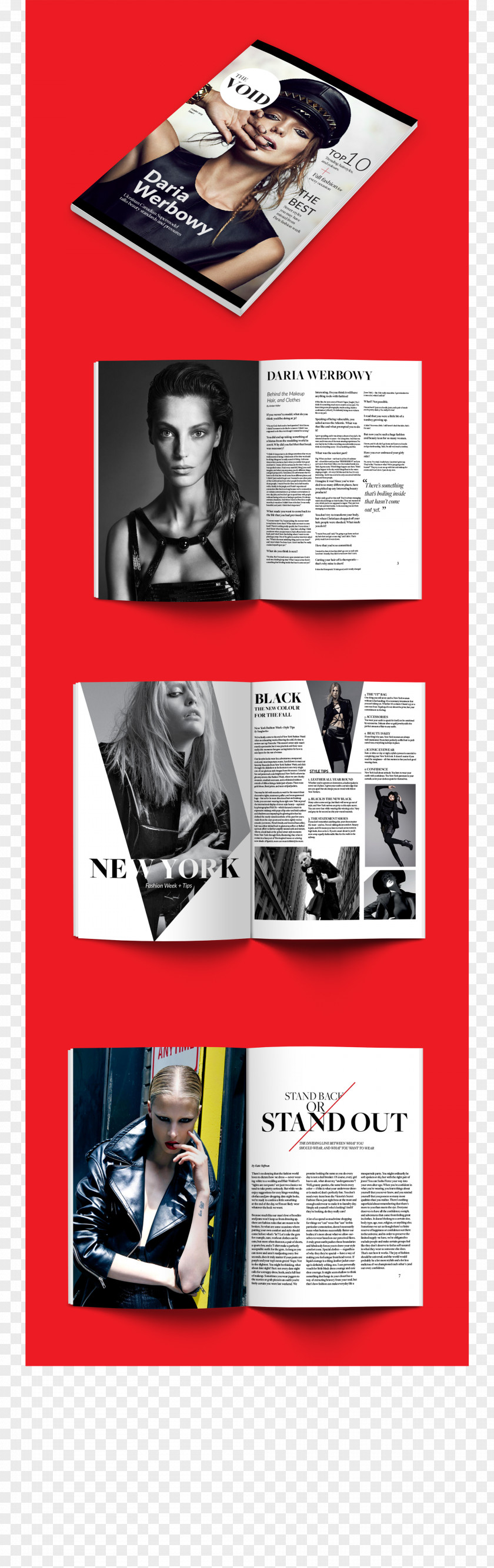 Magazine Graphic Design New York Fashion Week PNG
