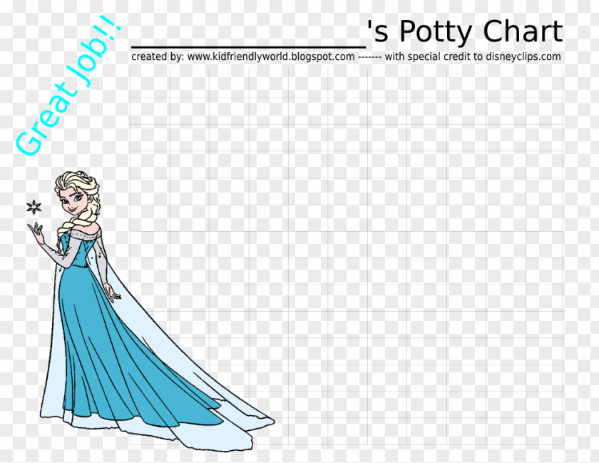 Printing Chart Elsa Toilet Training Progress Diagram PNG