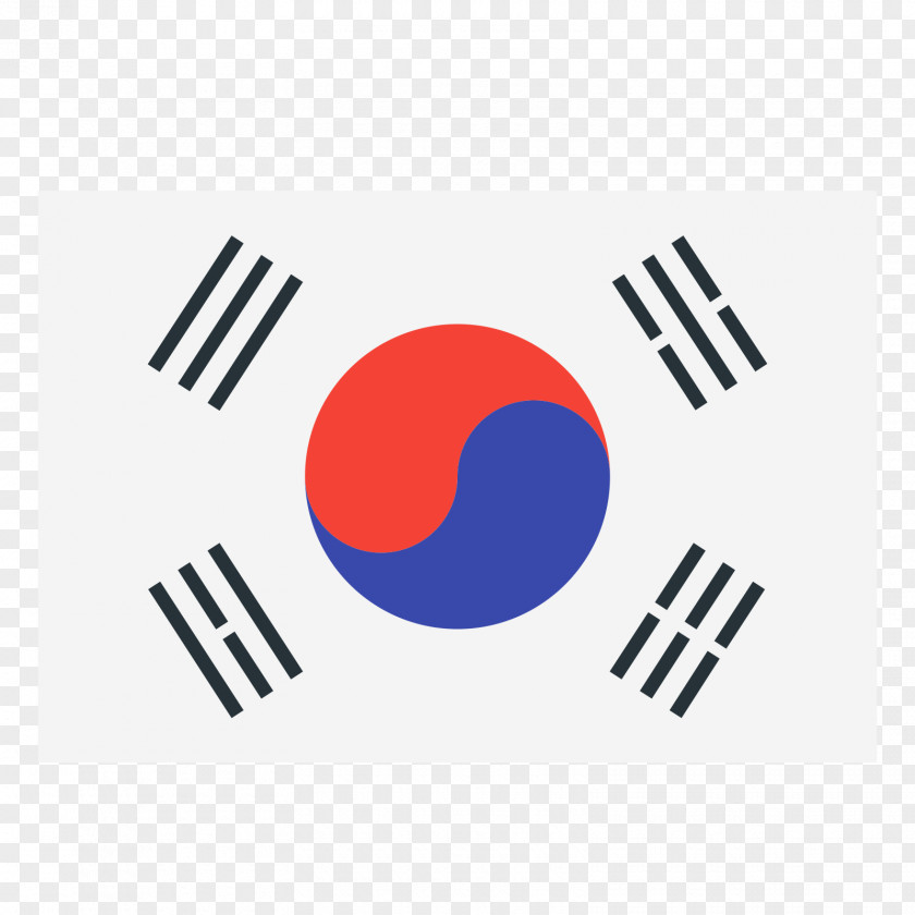 South Korea Flag Of National PNG