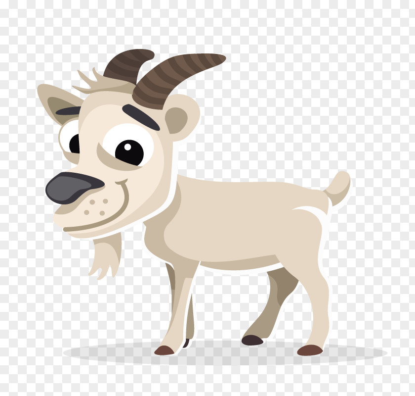 Brown Goat Horns Boer Clip Art PNG