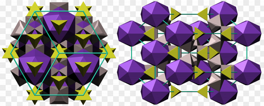 Crystal Structure Alunite System Hexagonal Family PNG