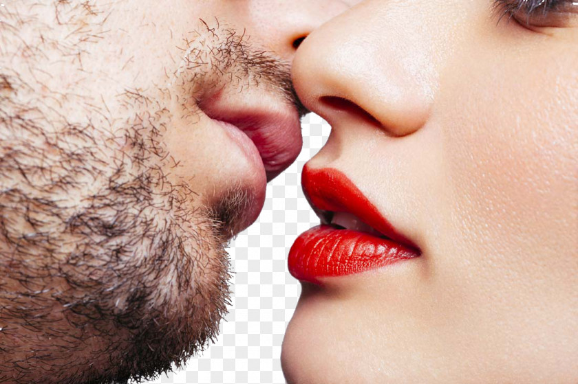 Fashionable Men And Women French Kiss Lip Stock Photography PNG