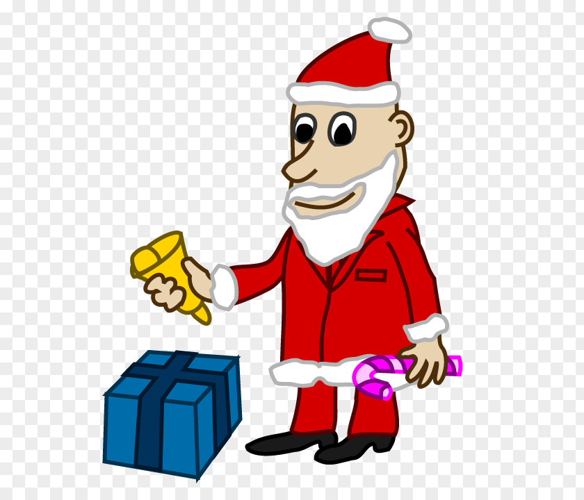 Santa Claus And Gifts Comics Character Cartoon Clip Art PNG