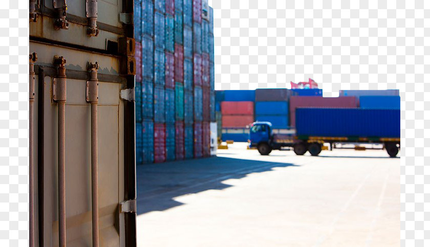 Terminal Freight Container Cargo Intermodal Port Transport Wharf PNG