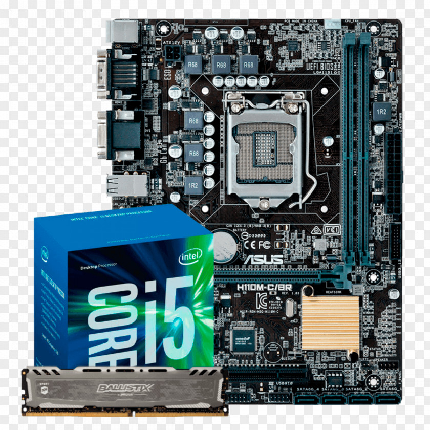 8gb Ballistix LGA 1151 DDR4 SDRAM MicroATX Motherboard ASUS PNG