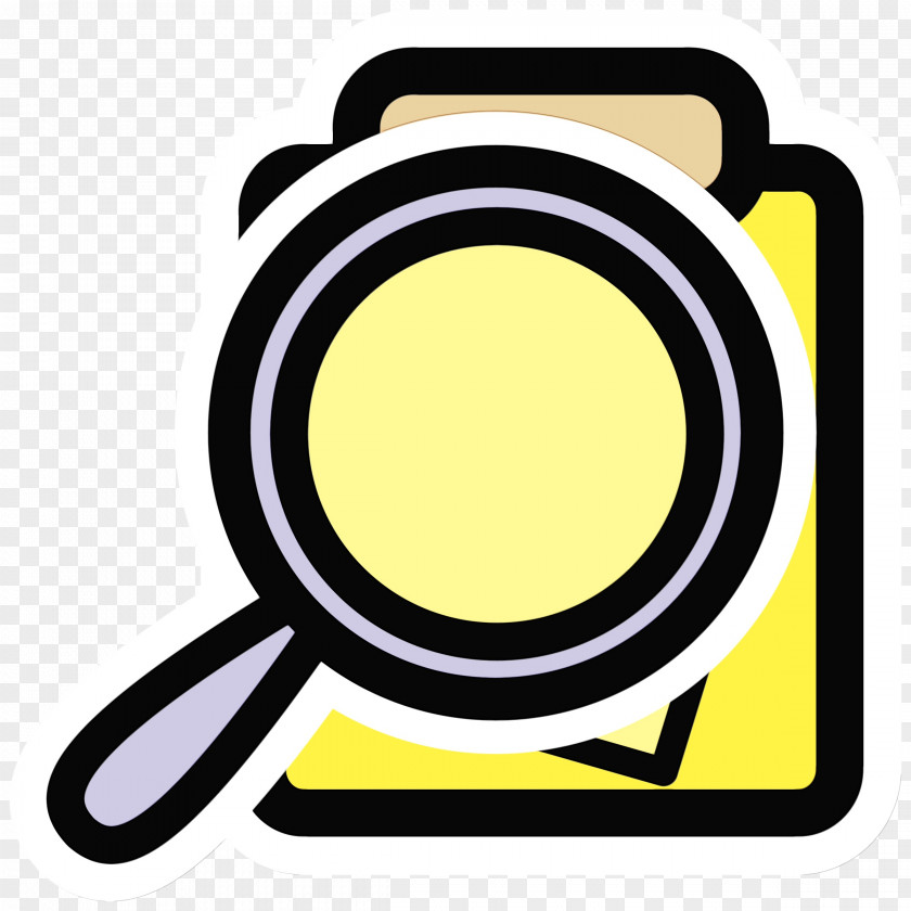 Cameras Optics Symbol Yellow Clip Art Circle Line PNG