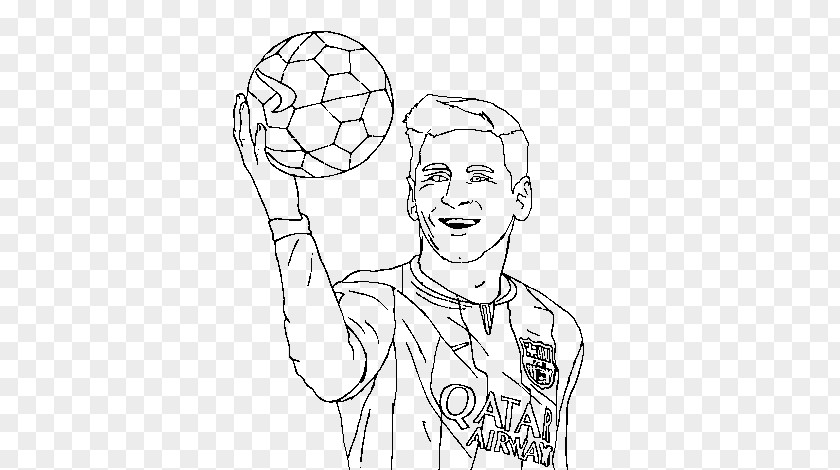 Messi 2018 Argentina FC Barcelona Coloring Book Football Player Sport PNG