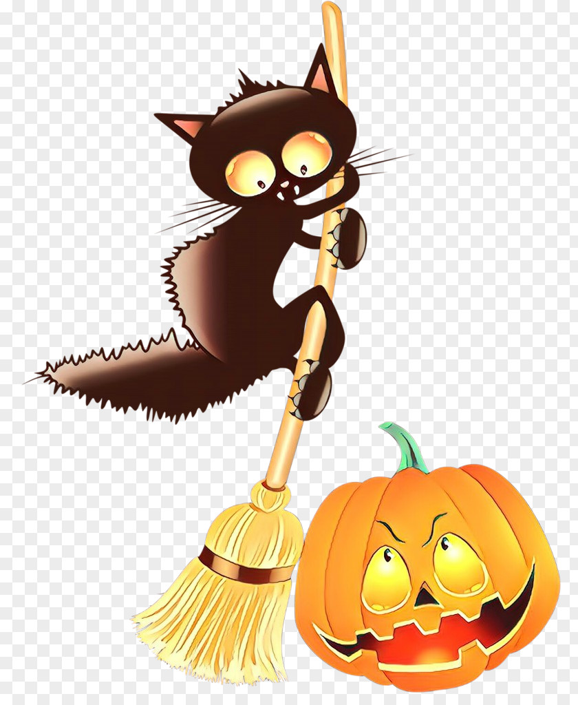 Plant Small To Mediumsized Cats Black Cat Cartoon Whiskers Medium-sized PNG