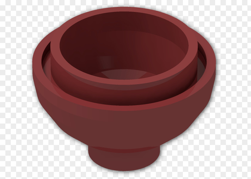 Design Plastic Product Bowl Maroon PNG