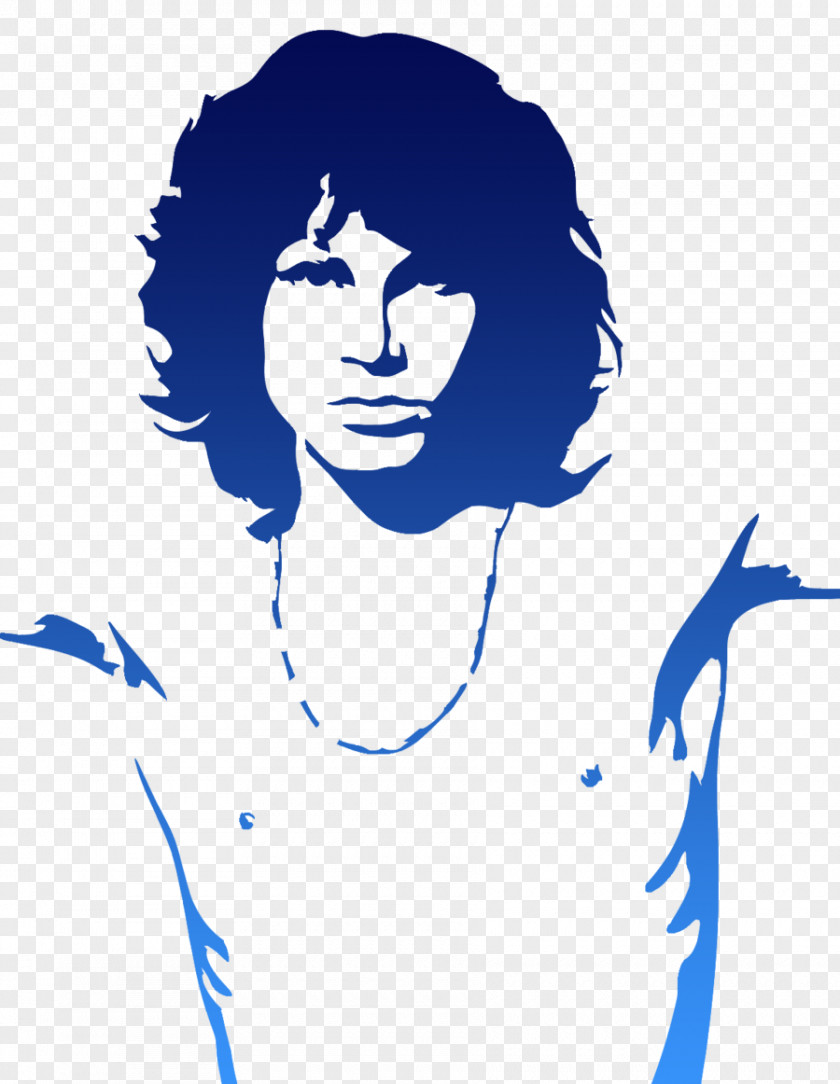 Jim Morrison Stencil Silhouette Singer PNG Singer, bruce lee clipart PNG