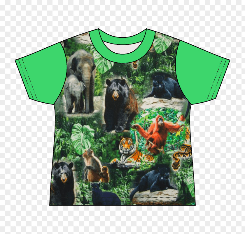 Watercolor Jungle T-shirt Sleeve Painting Clip Art PNG