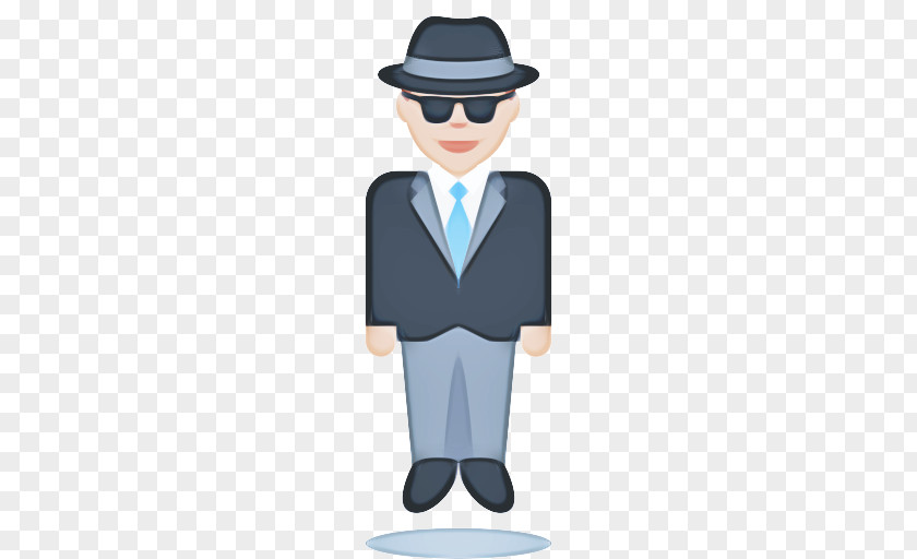 Whitecollar Worker Fedora Emoji Discord PNG