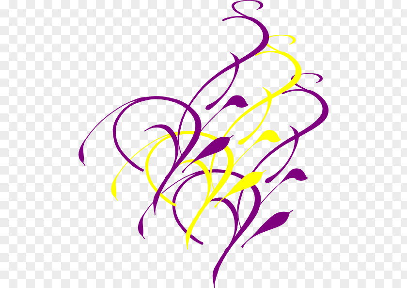 Yellow Purple Borders And Frames Vine Clip Art PNG