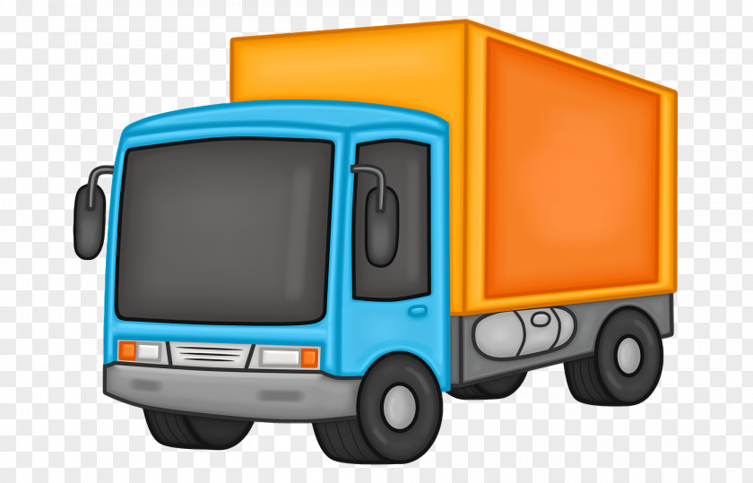 Commercial Vehicle Car Truck Transport Model PNG