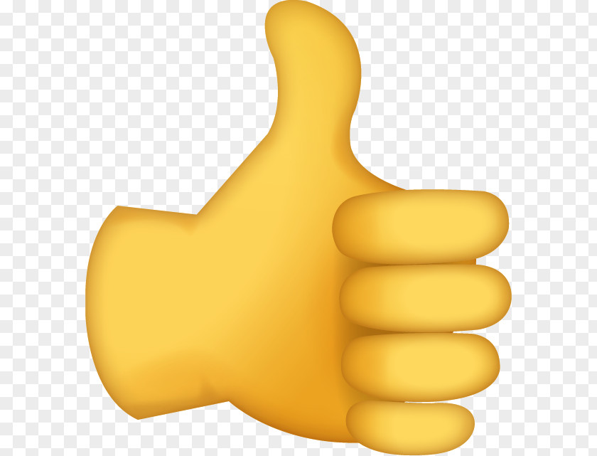 Emoji Thumb Signal OK Clip Art PNG