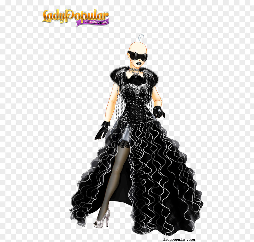 Fahion Lady Popular Costume Design Figurine PNG