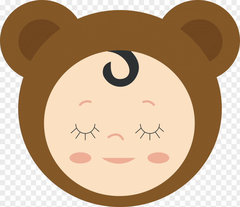 Funny Baby Head Picture Infant Child Clip Art PNG