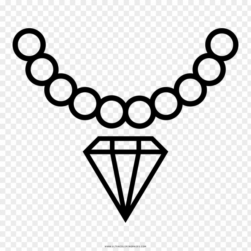 Necklace Earring Coloring Book Jewellery Diamond PNG