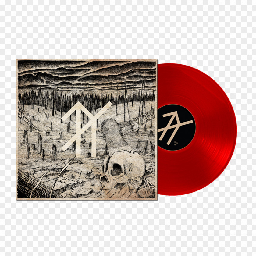 Red Blood Bereft Phonograph Record Lands Leichenhaus LP PNG