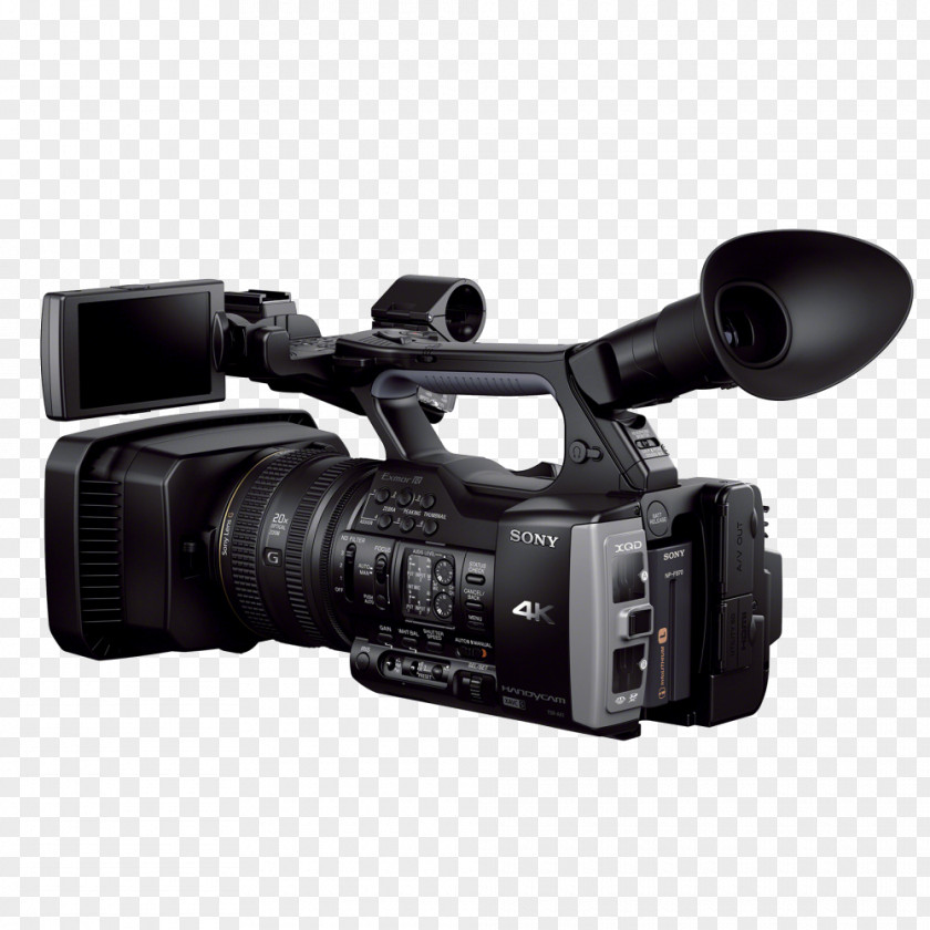 Video Camera 4K Resolution Cameras Sony Handycam Professional PNG