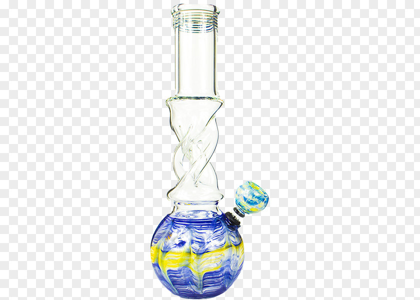 Water Swirl Glass Bottle Bong Smoking Pipe Liquid PNG