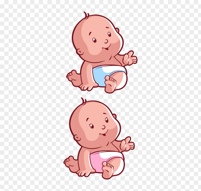 Baby,lovely,Sprout Diaper Infant Cartoon Illustration PNG