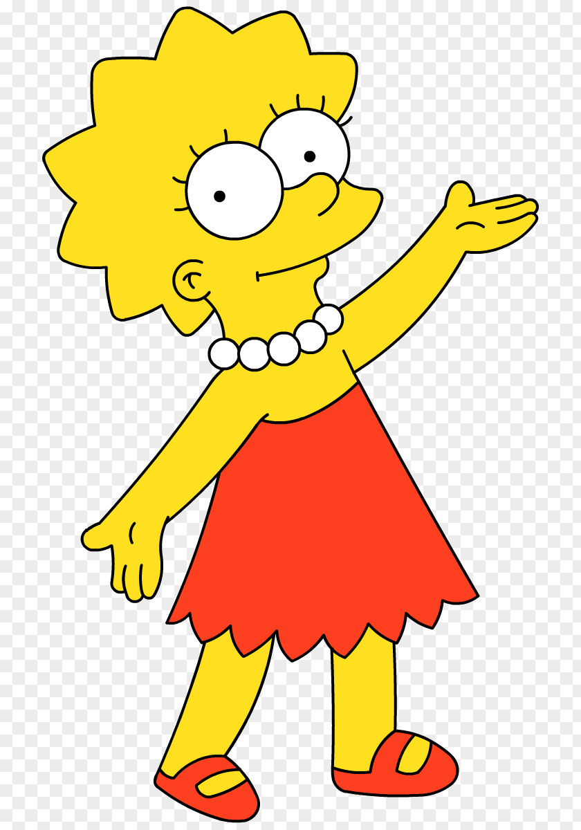 Cartoon Lisa Simpson Homer Maggie Bart Marge PNG