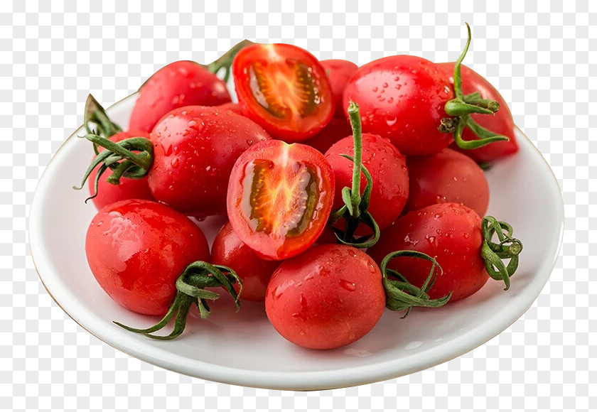 Cherry Tomato Plum Food Bush PNG