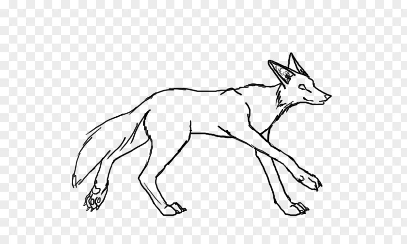 Dog Red Fox Breed Line Art Fauna PNG