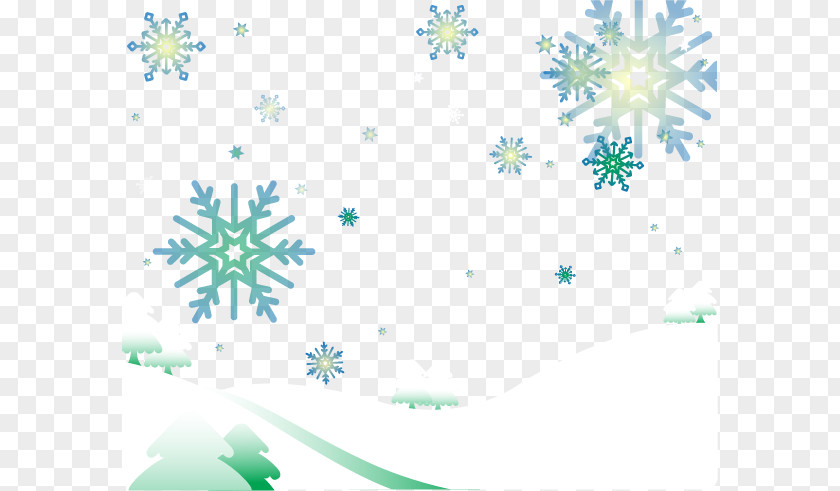 Fluttering Snowflakes Santa Claus Snowflake PNG