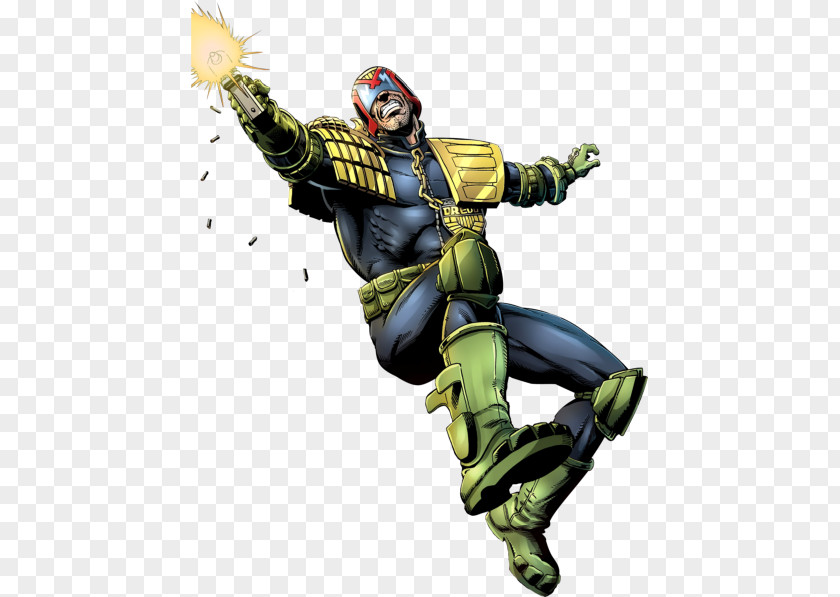 Judge Dredd Superhero Comics PNG
