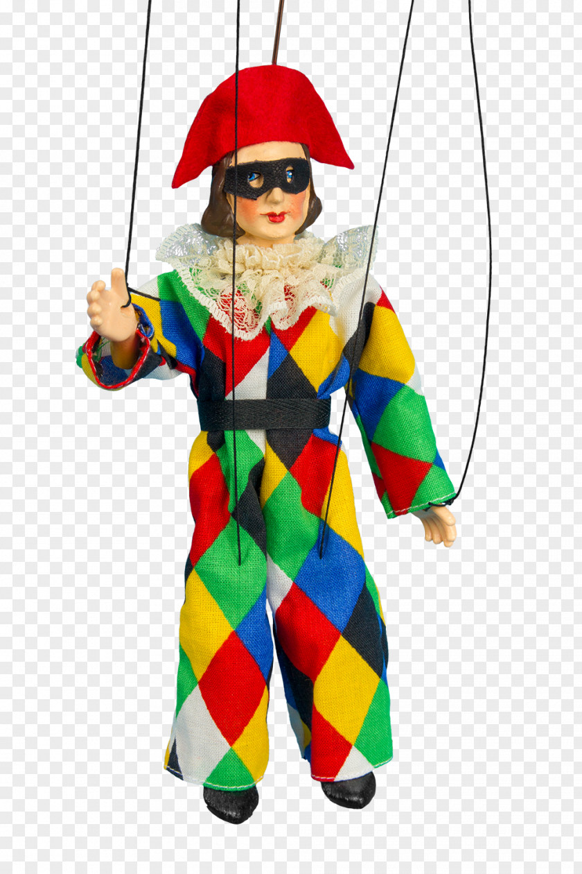 Clown Costume Puppet PNG