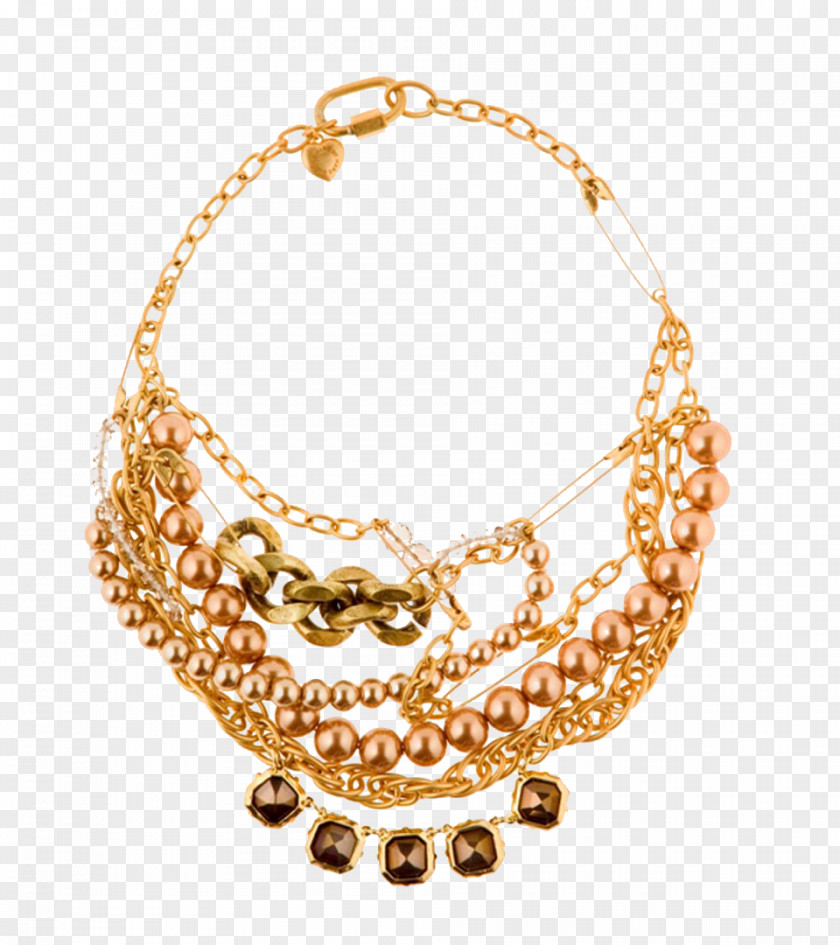 Gold Necklace Material Designer Jewellery PNG