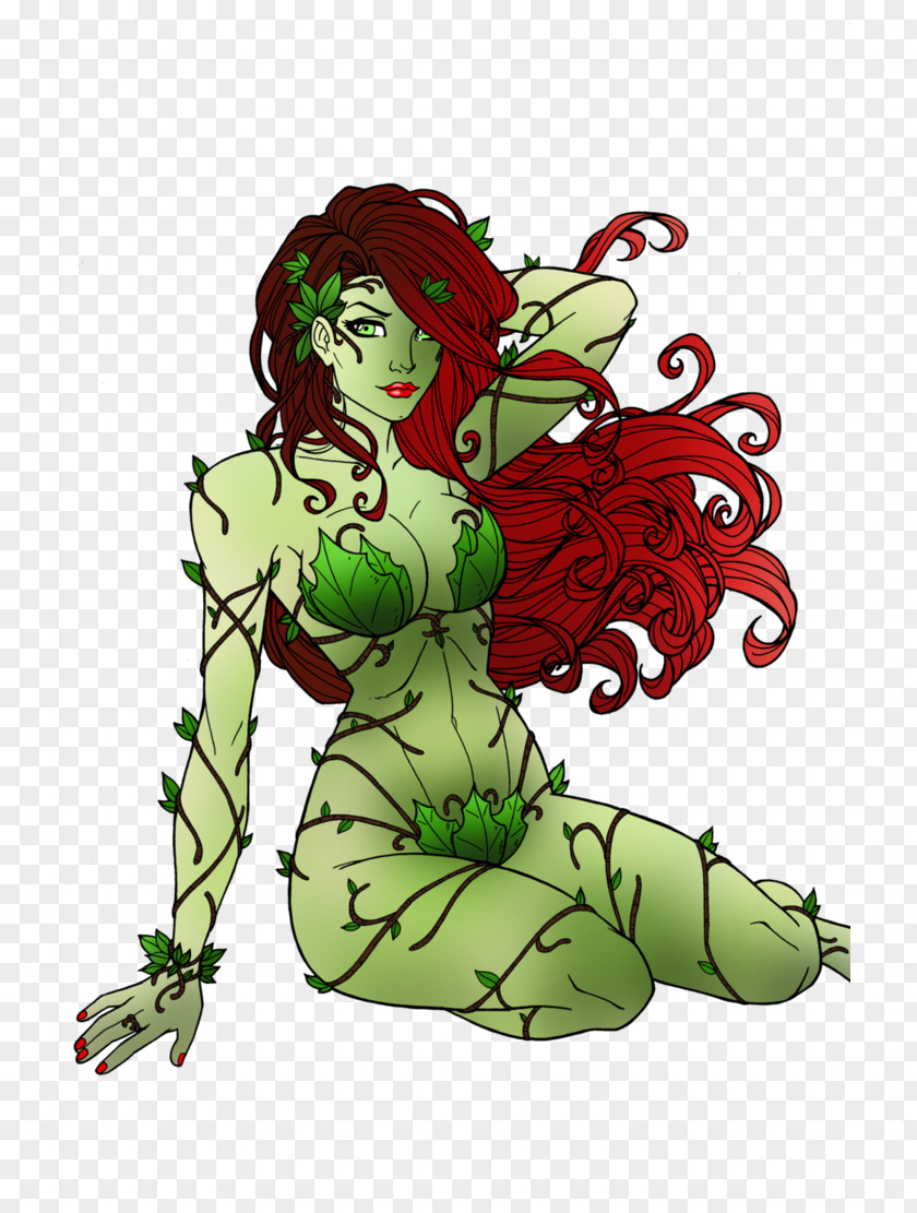Ivy Poison Batman Drawing PNG