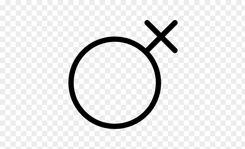 Male And Female Symbols Gender Symbol Circle PNG